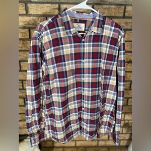 Flag & Anthem red white‎ blue button down